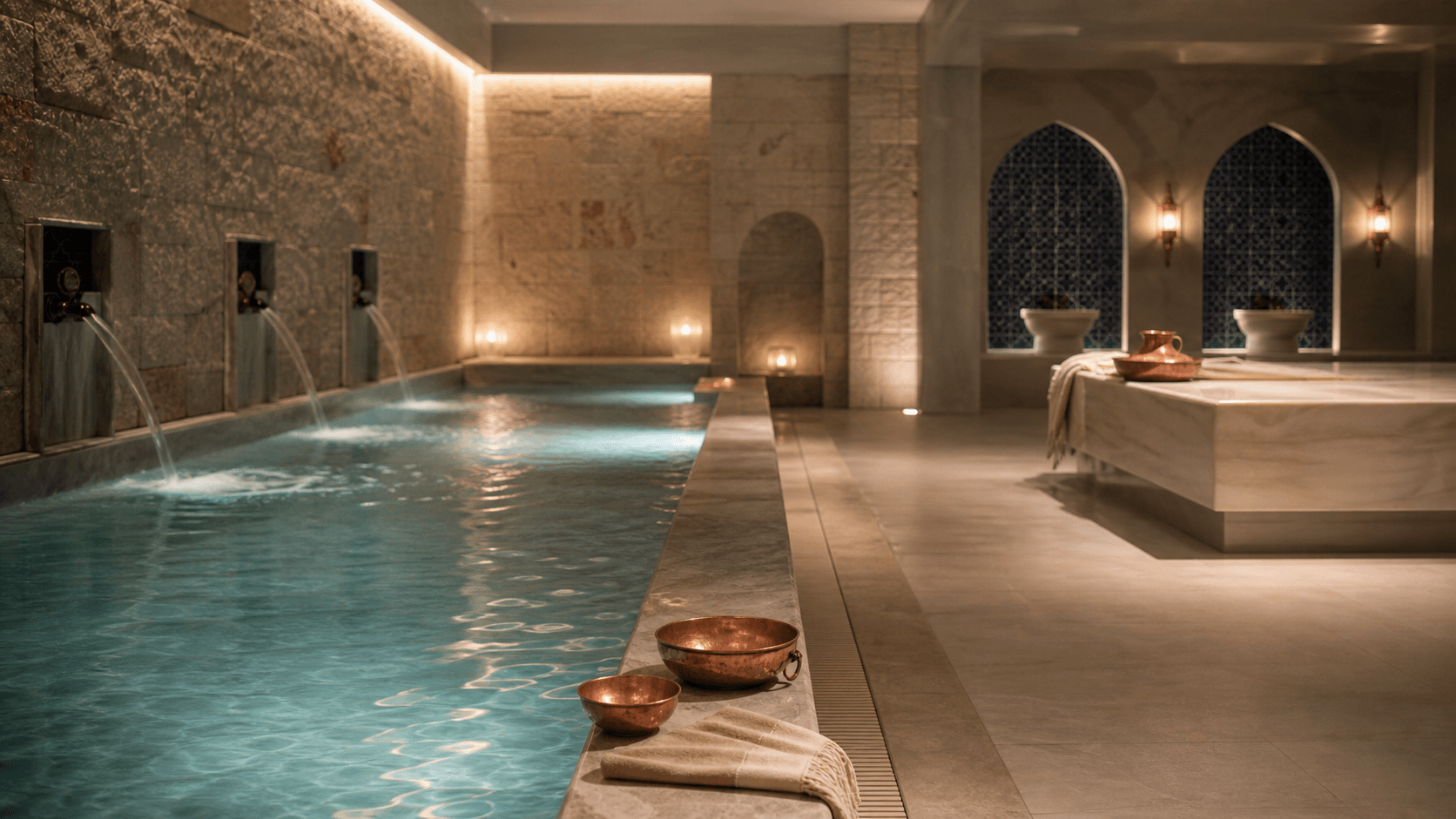 Termal spa ritüel alanı
